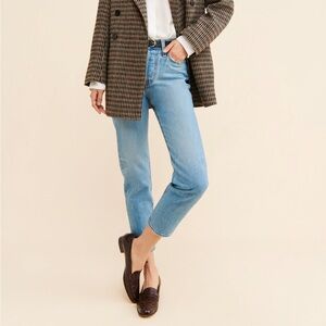 Levi's Light Blue Cropped Ankle Jeans